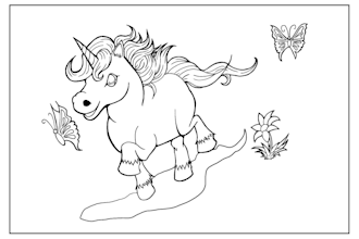 draw the line art for your inspired coloring books