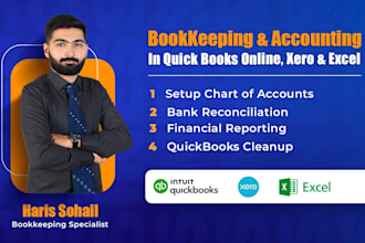 manage quickbooks online bookkeeping and bank reconciliation