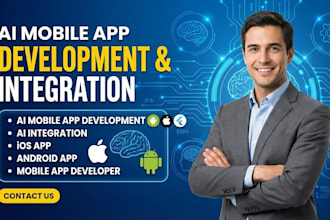 develop ai mobile app, ai integration ios app, android app, mobile app developer
