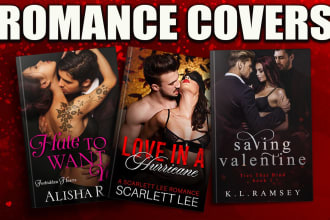 design romance book cover, erotic covers and ebook cover in just 2hrs