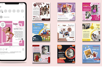 design social media post and advertising