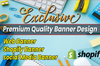 elevate the shopify store with striking web banners