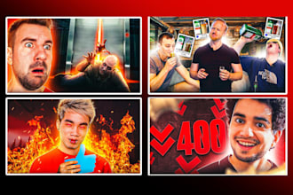 design catchy youtube thumbnail