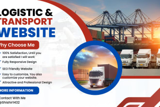 build logistics, trucking, freight broker, dispatch, transport website