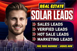generate hot solar leads verified new homeowners solar appointments