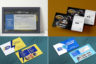 design business card, gift voucher, referral, discount card