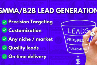 do targeted manual smma, b2b lead generation, smma, b2b leads