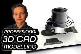 design 3d cad models for industrial products