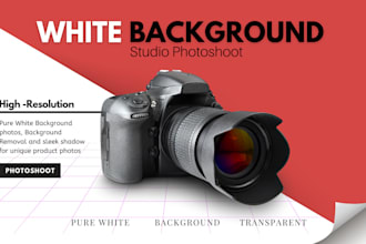 take pure white background product photos