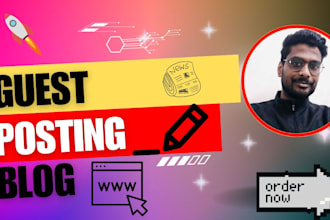 2 guest posts with website optimization