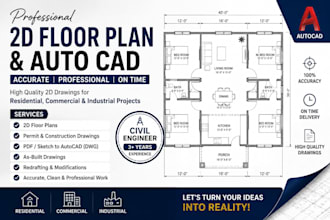 draw architectural floor plans in autocad