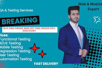 do manual QA testing for your website or mobile app