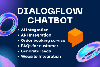 created ai chatbot using dialogflow