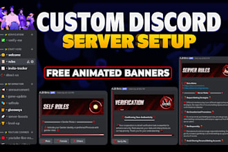 setup new and existing custom discord server