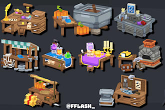 do furniture in blockbench