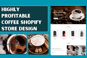 design coffee shopify store coffee website coffee subscription store coffee shop