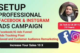 set up facebook pixel for remarketing funnel instagram ads sales and leads