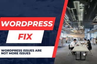fix wordpress errors issues and customization