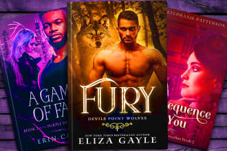 design fantasy book cover, horror book cover, book cover design with in 4 hours