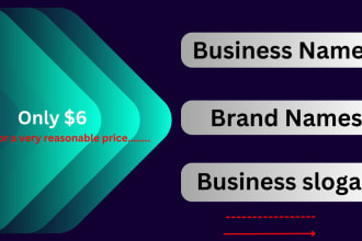 create catchy business names and  slogans expert help