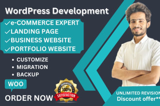 create responsive wordpress website or wordpress design