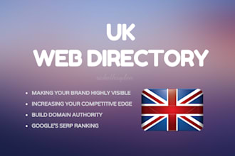 premium high da directory listings for UK brands