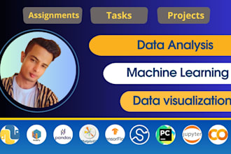do data analytics, visualization, machine learning using python