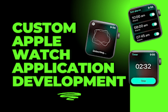 do apple watch app development and design