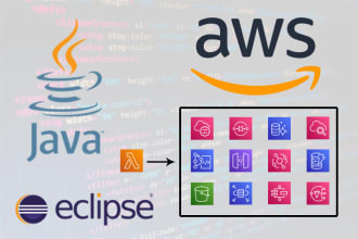 create a java AWS lambda that interacts with various AWS services