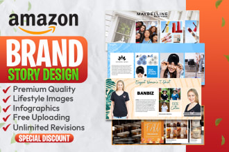 design a professional amazon brand story