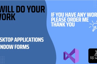 create windows forms, wpf application in c sharp