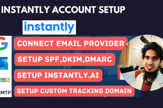 setup instantly account for cold email outreach campaign