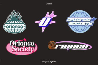 create streetwear y2k clothing logo design for your brand