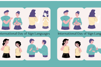 create sign language signs with words in any language