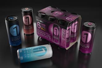 do stunning packaging design for your product