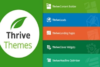 website constructed utilizing thrive theme builder