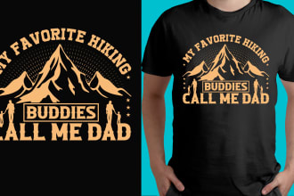 make modern mountain, summer, adventure t shirts design