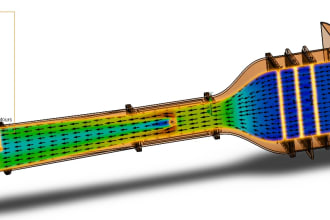 do cfd and fea analysis with ansys, abaqus or solidworks