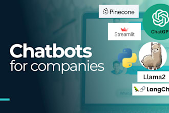 create chatbots for your company and organization