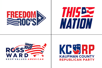 get a modern political campaign logo design
