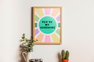 design motivational canvas wall art for you
