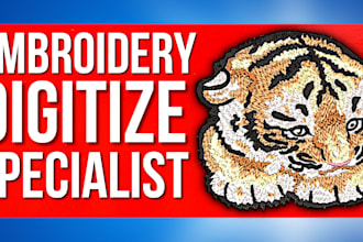 do embroidery digitizing for you