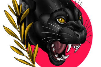 a cool neotraditional tattoo design