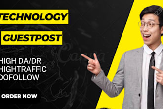 do tech guest post on high da 40 to 90 plus
