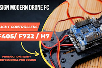 design a custom flight controller autopilot board using stm32