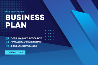 write investor ready business plan for startups