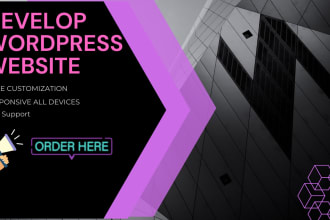 develop a business wordpress website on bluehost hostinger namecheap