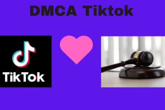 remove infringing link and leaked content from tiktok under dmca