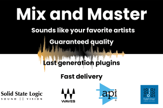 mix and master your song, take your song to another level
