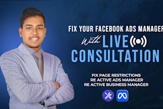 fix issues or set a facebook ads account and business manager